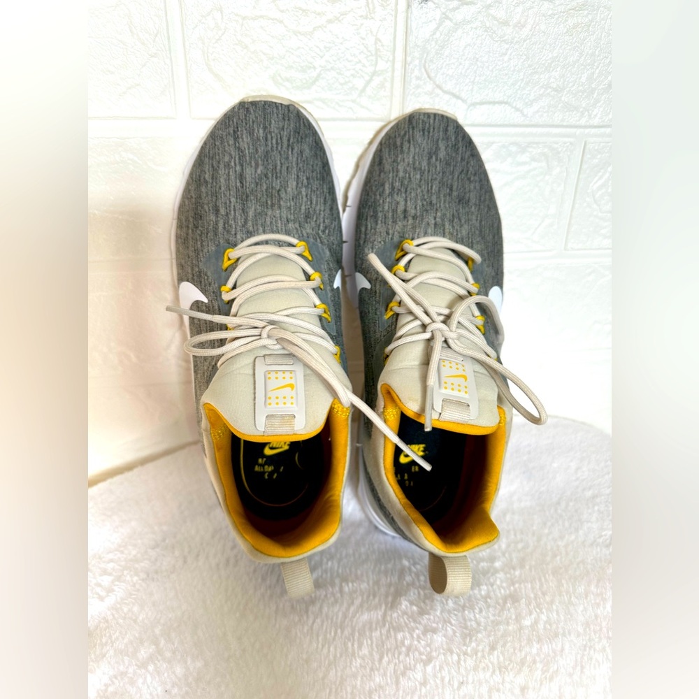 Nike Womens Air Max Motion Racer Gray Running Shoes